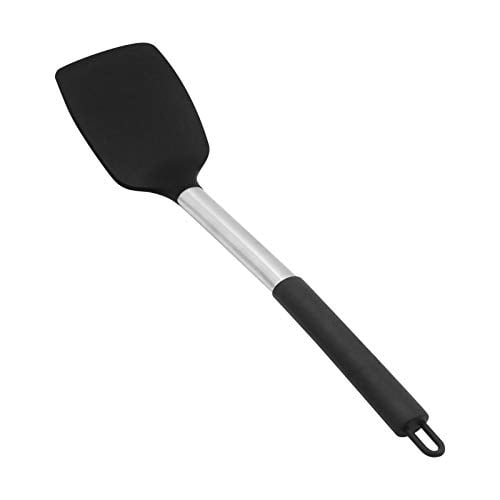 KUFUNg Stainless Steel Handle Silicone nonstick spatulas, High Heat Resistant to 480AF, KUFUNg Food grade Turner, BPA Free, Spatula for for Fish, Eggs