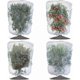thumbnail image 1 of 4pcs Insect Netting Bag, Bird Netting For Garden Protection, Garden Netting Pest Barrier With Drawstring Bushes Protection Netting Cover, 1 of 5
