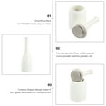 thumbnail image 5 of Stainless Steel Ceramic Seasoning Shaker Decorative Kitchen Holder 1pc Salt Pepper Canister, 5 of 6