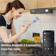 thumbnail image 2 of Radio de cocina con reproductor de CD Bluetooth MONODEAL para colocar debajo del armario, 2 of 8