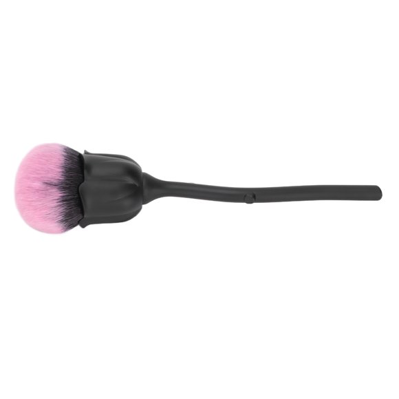 Fugacal Nail Art Dust Brush, ergonómico portátil en forma de rosa cepillo de maquillaje de fibra de nailon para mujeres para salón de uas para viajes en casa para tienda de Fugacal No se aplica