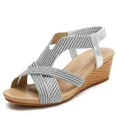 thumbnail image 3 of XIHAHA Sandalias para niña, Sandalias suaves para mujer, Sandalias cómodas, zapatos de playa con punta abierta para mujer, calzado para mujer, Sandalias, zapatos de Trekking, 3 of 5