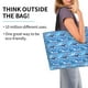 thumbnail image 2 of Balery Blue Fish Bolsa Tote Estilo Estético con Cremalleras, Bolsa de Hombro, Bolsa de Compras Grande y Plegable, 2 of 8