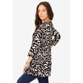 thumbnail image 4 of Jessica London Women's Plus Size Swing Tunic Oversized Long Blouse, 4 of 6