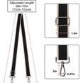thumbnail image 2 of CoCoMangos Purse Strap Silver Hardware Wide Bag Straps Replacement Crossbody Adjustable Shoulder Strap for Purses Canvas…, 2 of 7