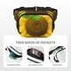 thumbnail image 5 of Balery Sunflower3 Mochila Cinturón para Mujeres y Hombres, Bolsa de Cintura Impermeable de Doble Capa con Correa, 5 of 9