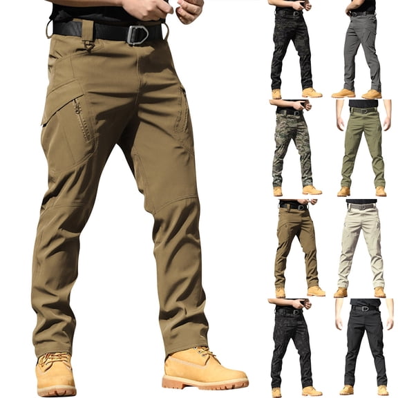 Tactical Pants,Multi Pockets Stretch Waterproof Quick Dry Work Pants
