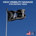 thumbnail image 4 of US Space Forcce Outdoor Flag (3x5ft) by DreamController - Durable, Fade-Resistant Polyester, Double-Stitched, Brass Grommets - HD Printed U.S. Military Branches Flag - Made in USA, 4 of 6