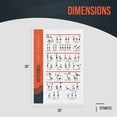 thumbnail image 3 of FitMate Kettlebell Workout Exercise Poster - Workout Routine with Free Weights, Home Gym Decor, Room Guide (16.5 x 25 Inch), 3 of 5
