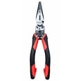 thumbnail image 3 of 3PCS Combination Pliers Set, 9 In 1 Multifunction Electrician Tool, 8.5" Long Nose, 8.5" Linemens, 8" Diagonal Cutting Wire Stripper/Heavy Duty Side-Cut (Red/Black) C105, 3 of 3