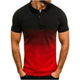 thumbnail image 3 of NAMANYLE Mens Casual Polo Shirt & Chinos Set, Big & Tall, Red, 3XL, 3 of 3