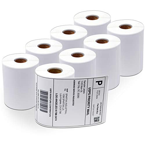 8 Rolls Thermal Shipping Labels 220/Roll Compatible Dymo 1744907 4XL LabelWriter 