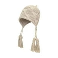 thumbnail image 2 of Hfnxid Women’s Solid-Color Winter Ear-Covering Knit Cap, Fashion Cuffed Beanie with Fleece-Lined Earflaps, Stretchy Close-Fit Thermal Skull Hat for Daily Outdoor Use, 2 of 2