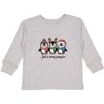 thumbnail image 3 of Inktastic Just a Merry Penguin Boys or Girls Long Sleeve Toddler T-Shirt, 3 of 5