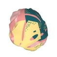 thumbnail image 2 of YFYANG Women's Double Waterproof Shower Cap, Pink Tropical Foliage Reusable Hair Cap for All Hair Styles and Head Sizes, 2 of 9