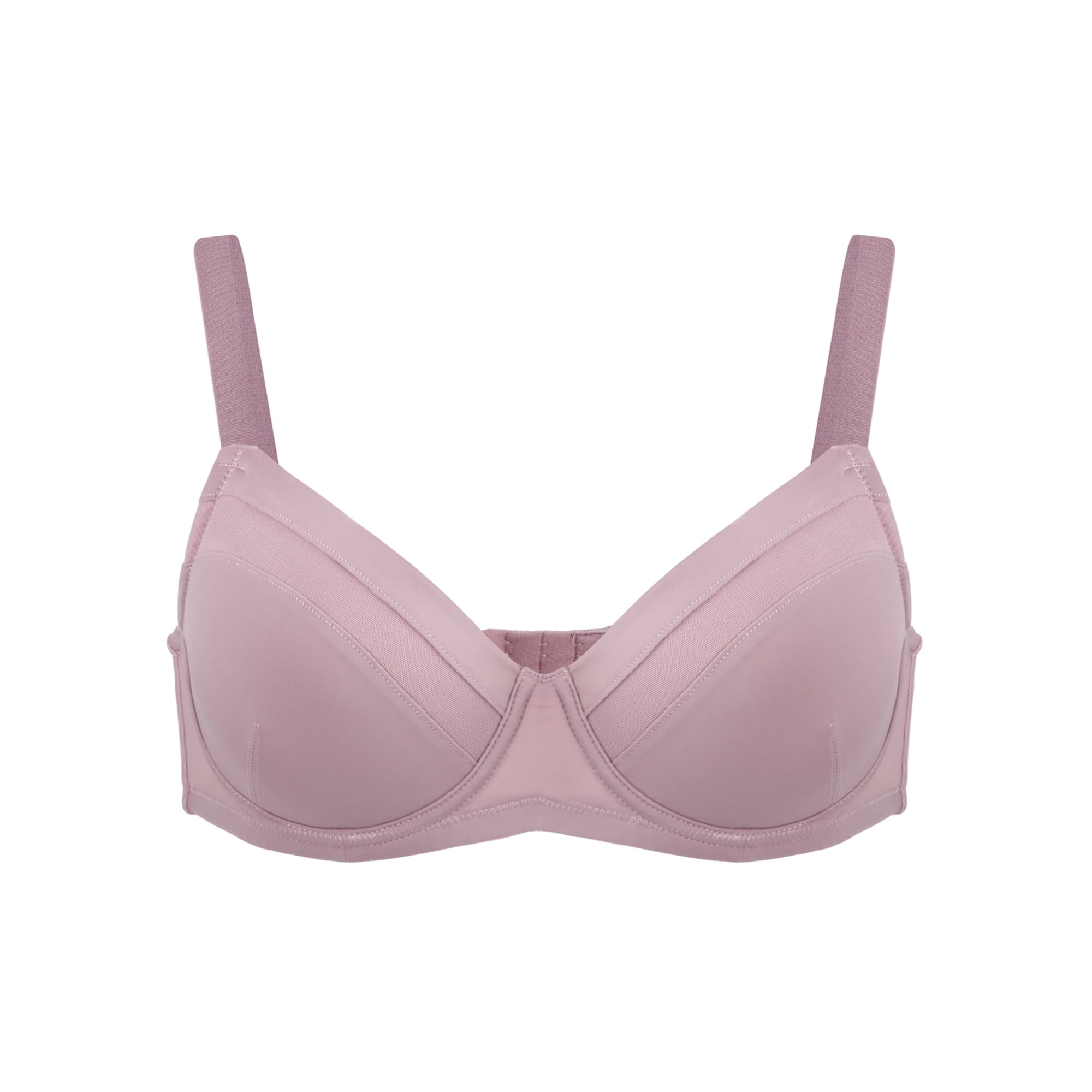HSIA Plus Size Bra with Underwire Lightly Padded Full Figure Comfort Bra Purple 38DD