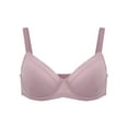 thumbnail image 4 of HSIA Plus Size Bra with Underwire Lightly Padded Full Figure Comfort Bra Purple 38DDD, 4 of 6