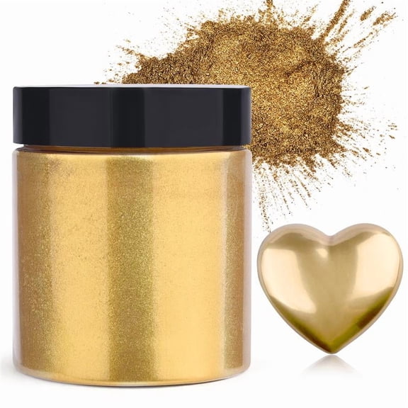 50g Shimmer Metallic Gold Silver Color Pigment Pearlescent Colorant Pearl Pigment Dye UV Resin Epoxy Colour Jewelry Making