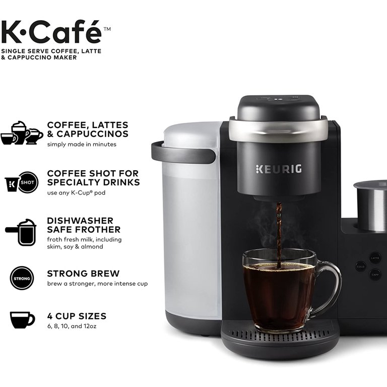 Keurig K-Café Essentials Single Serve Coffee, Cappuccino & Latte