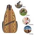 thumbnail image 6 of ZICANCN Crossbody Sling Bags for Women Men,Ethnic Style Striped Pattern Casual Shoulder Backpacks for Hiking Daypacks, 6 of 9