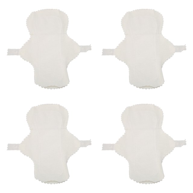 Almohadilla sanitaria reutilizable, 4 piezas de almohadilla sanitaria lavable reutilizable, almohadilla sanitaria femenina, materiales ecológicos