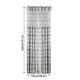thumbnail image 2 of Cortina semitransparente Cortina de gasa para ventana, cortina divisoria de habitación para balcón de dormitorio, 100x200cm, gris, 1 pieza sidaley LF0161-04B, 2 of 7