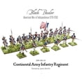 thumbnail image 2 of Black Powder Revolutionary War Continental Army Infantry Regiment 1:56 Military Wargaming Plastic Model Kit, 2 of 2
