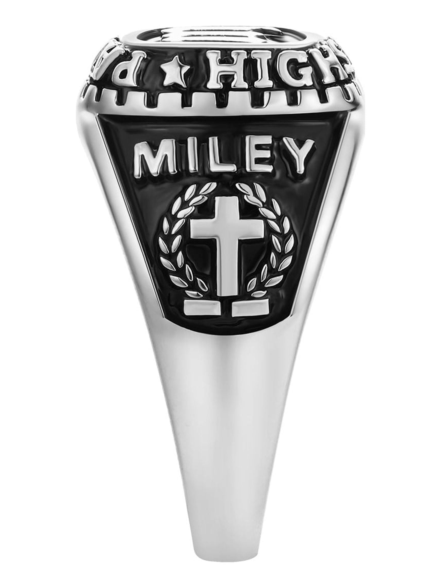 Order Now for 2025 Graduation, Freestyle Women's Old English Initial Class Ring, Personalized, High School or College