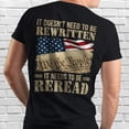 thumbnail image 6 of FLAGWIX It Doesn't Need To Be Rewritten It Needs To Be Reread 1776 T-Shirt - Regular Fit Street Round Neck Short Sleeve T-shirt, Menswear, T Shirt for Men, Father's Day Gift, 6 of 6