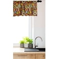 thumbnail image 3 of Ambesonne Autumn Window Valance, Fall Season Colors Flowers, 54" X 12", Multicolor, 3 of 3