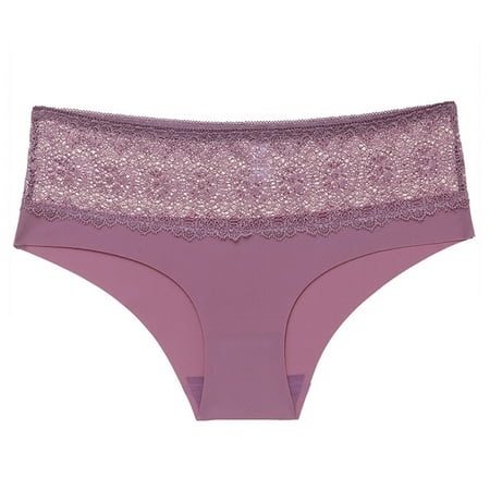 Generic Womens Underwear Cotton Bikini Panties Lace Soft Hipster Panty Ladies Stretch Full Briefs