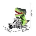 thumbnail image 3 of Dinosaur Toy,Dinosaur Motorcycle Toy Boy Simulation Tyrannosaurus Dinosaur Model Inertial Motorcycle Toy,Inertial Dinosaur Vehicle (4Pcs), 3 of 5