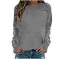 thumbnail image 3 of Lenago Sweatshirts for Women Plus Size Long Sleeve Shirts Crewneck Tops Pullover Blouse Oversized Pullover Womens Hoodies Sweatshirts Tunic Tops Lightweight Pullover Sweatshirts With Pockets, 3 of 5