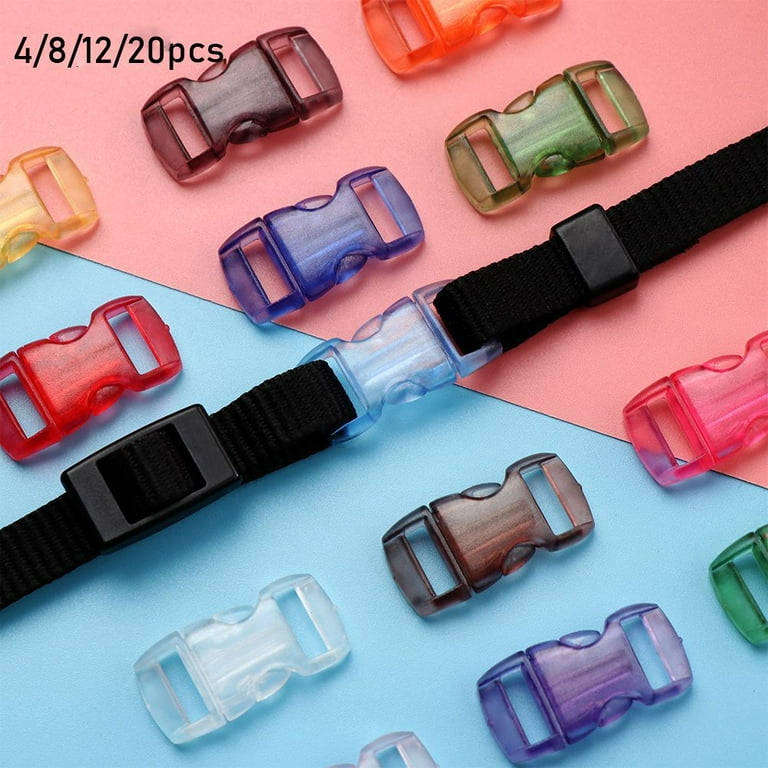 4/8/12/20pcs High quality Plastic Paracord Bracelet Accessories