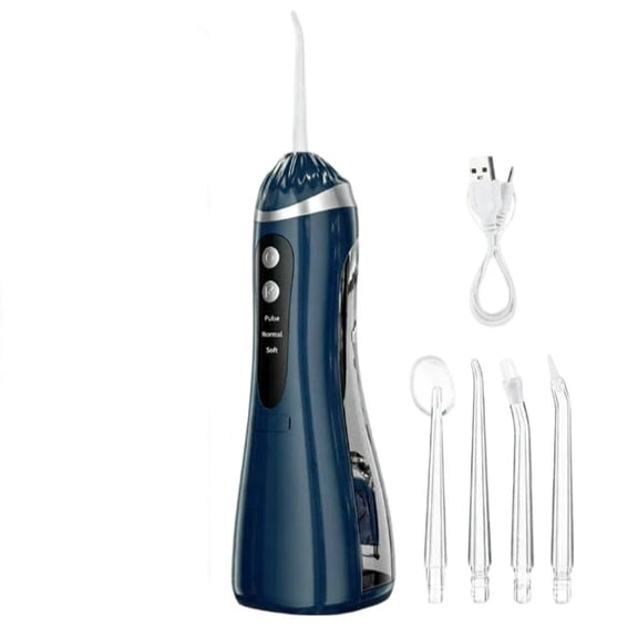 mfyjkho Water Flosser, Portable Oral Irrigator for Teeth Cleaning, Ipx7 Waterproof, Rechargeable Battery, Home and Travel Use, 1 Unit