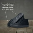 thumbnail image 5 of Shoes For Crews Cabbie II, Men's, Women's, Unisex Slip Resistant Work Shoes, Black Canvas, 5 of 7