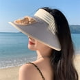thumbnail image 1 of Hogar y cocina, Iluminación y techo, Ventiladores, Sombrero para el sol con ventilador recargable por USB, aleros anchos, sombrero de verano, sombrero para el sol transpirable, adecuado para jardinerí, 1 of 6