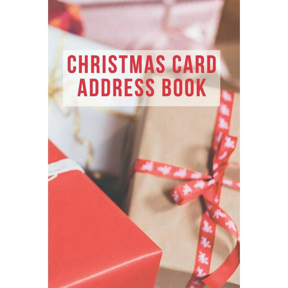 Christmas Card Address Book and Tracker Keep Track of all Christmas