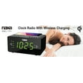 thumbnail image 2 of Naxa Electronics NRC-191 Dual Alarm Clock with Qi Wireless Charging Function, 2 of 6
