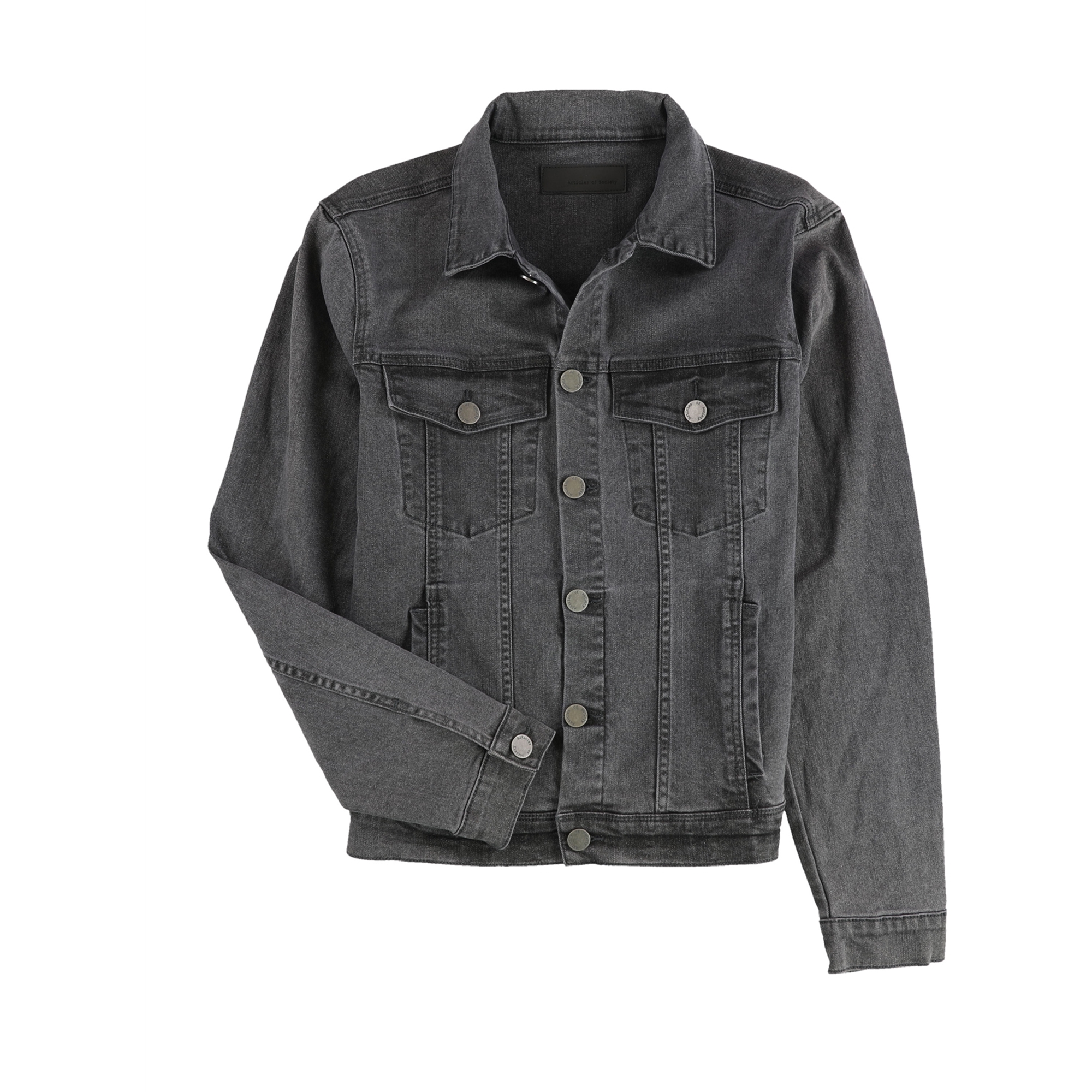 Men's Raw Denim Jacket Blue color-Red Stitch J800_R/SU-RD-XL