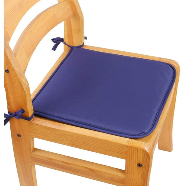 Chair Pads for Dining Chairs Set of 4 with Ties Seat Cushions for