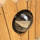thumbnail image 5 of Acrílico PET BURBUCE Ventana Transparente Puerta Vista Vista Cúpula Césped Césped Cerrojo Backyard Frente Porche Animales grandes Accesorios Bebé negro Eigraketly PT003570-01B, 5 of 7