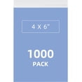 thumbnail image 1 of 1000 Pcs Cellophane Bags 4 X 6 Inch Clear Resealable Cello Plastic Poly Bag for Cookies, Prints, Photos, Cards, 1 of 7