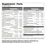 Bariatric Advantage Ultra Multi Without Iron - High Potency Multivitamin - For Bariatric Surgery Patients - Bariatric Multivitamin Capsule - With Calcium, Vitamin C & More - 270 Capsules