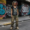 thumbnail image 6 of Women Y2K Grunge Vintage Graphic Tees V-Neck Short Sleeve Slim Fit T-Shirt Emo Clothes for Teen Young Girls 2000s Streetwear Grey Size S, 6 of 7