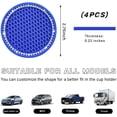 thumbnail image 2 of Yazoeia 4 PCS Bling Car Cup Coaster, 2.75 Inch Anti-Slip Anti-Scratch Cup Holder Insert Coaster, Sparkling Crystal Rhinestone Auto Cup Mat, Universal Interior Car Accessories (Dark Blue), 2 of 6