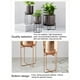 thumbnail image 3 of Yuarrent Jardinera funcional y decorativa con soporte de metal desmontable: regalo elegante y universal Jardín y Patio negro, 3 of 6