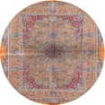 thumbnail image 1 of Ahgly Company Indoor Round Traditional Cherry Red Persian Area Rugs, 4' Round, 1 of 6