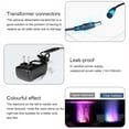 thumbnail image 2 of Greeniant Enchufe de EE. UU., luz LED para acuario IP68, pecera impermeable, lámpara subacuática colorida, herramienta de iluminación de paisajismo para Luces de acuario Greeniant PT004161-00, 2 of 6