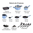 thumbnail image 4 of Batería de Cocina T-FAL SUPERCOOK TITANIUM 23 piezas Azul B952SN84, 4 of 4